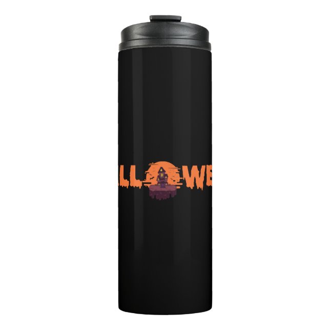 Halloween House Thermosbecher (Vorderseite)