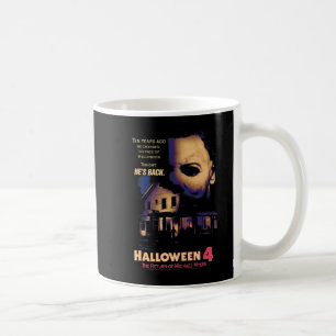 Halloween House und Mask Kaffeetasse