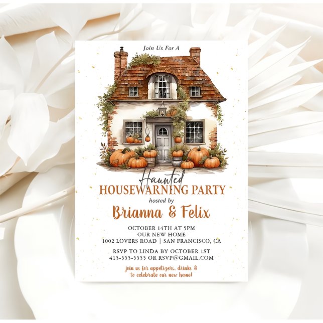 Halloween Housewarming-Party Einladung (Von Creator hochgeladen)