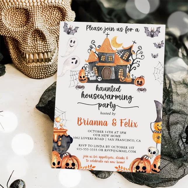 Halloween Housewarming-Party Einladung (Von Creator hochgeladen)