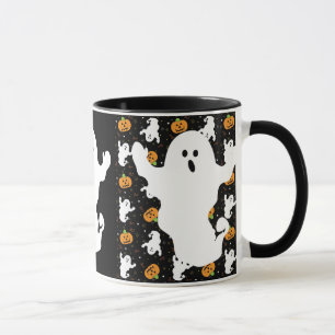 Halloween huent la tasse