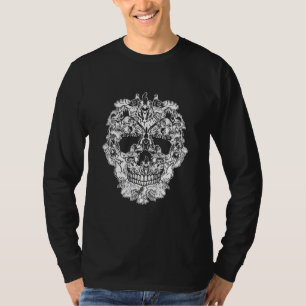 Halloween-Hühnchen-Skull-Funny-Matching-Familie T-Shirt