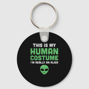 Halloween Human Costume Im Alien Funny Men Women K Schlüsselanhänger