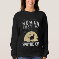 Halloween Human Costume Sphynx Cat Creepy Horror