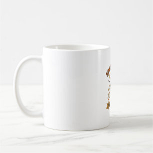 Halloween-Hund-Geisterpfoten Kaffeetasse