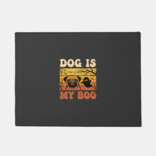 Halloween-Hund ist mein Boo-Pug-Geisterdesign Fußmatte