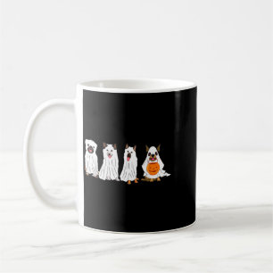 Halloween-Hund mit Kürbis Gruseliger Halloween-Hun Kaffeetasse