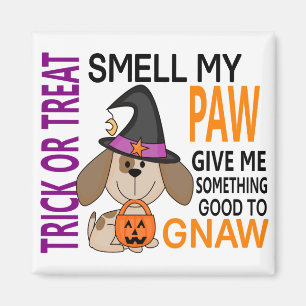 Halloween Hund riecht meine Paw 2 Magnet