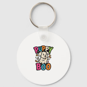 Halloween Hund Welpe Boo Schlüsselanhänger