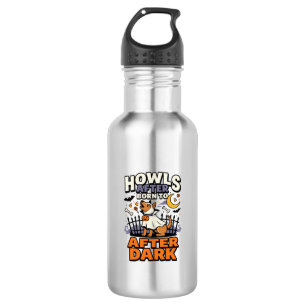 Halloween-Hunde-Boo-Crew (5) Edelstahlflasche