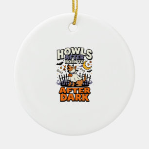 Halloween-Hunde-Boo-Crew (5) Keramik Ornament