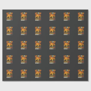 Halloween-Hunde-Friedhof-Patrouille Geschenkpapier