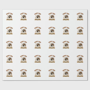 Halloween-Hunde-Geisterpfoten Geschenkpapier