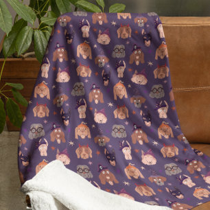 Halloween Hunde Lila Sherpadecke