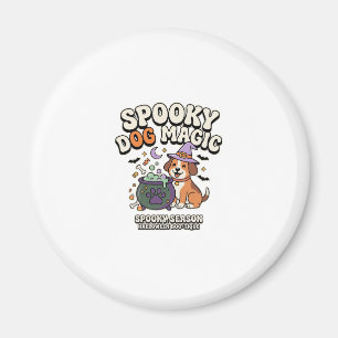 Halloween-Hunde-Magie-Vibes Magnet