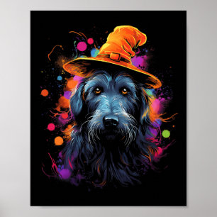 Halloween-Hundehund Poster