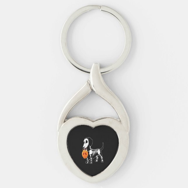 Halloween-Hundekostüm Schlüsselanhänger (Vorderseite)