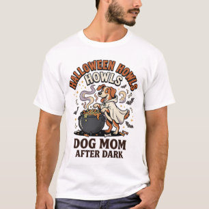 Halloween-Hundemutter nach Einbruch der Dunkelheit T-Shirt