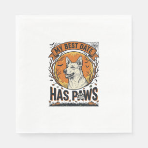 Halloween-Hundeshirt für stolze Haustierbesitzer Serviette