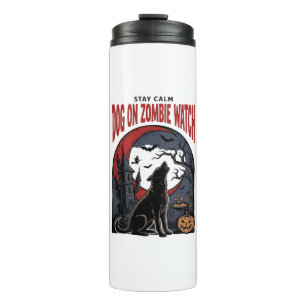 Halloween-Hundeshirt Zombie Patrol Design_1 Thermosbecher