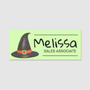 Halloween-Huttrick-oder-Leckerei-Kostümshop Namensschild