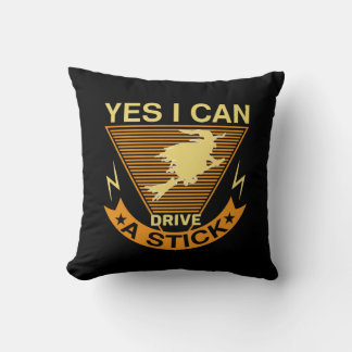 Halloween I Can Drive A Stick Birthday Kissen