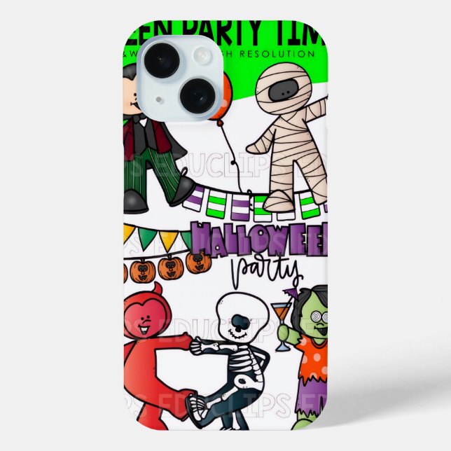 Halloween I-phone case (Rückseite)
