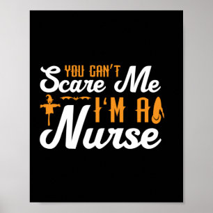 Halloween Ich bin ein Geburtstag der Krankenschwes Poster