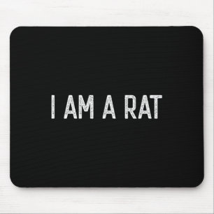 Halloween Ich bin ein Rat Fun Rats Lover I Heart R Mousepad
