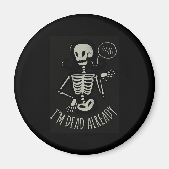Halloween Ich bin schon Magnet (Vorne)
