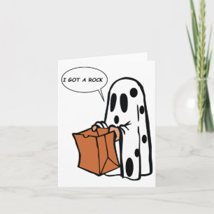 Halloween ich Got ein Rock Ghost Karte