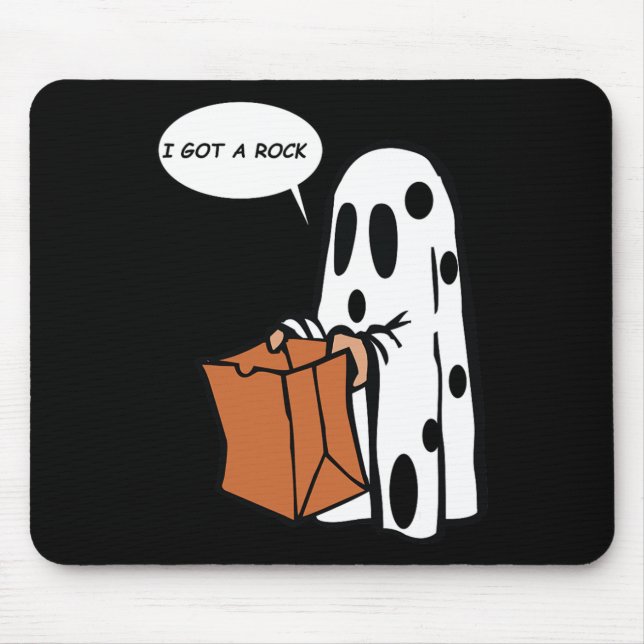 Halloween ich Got ein Rock Ghost Mousepad (Vorne)