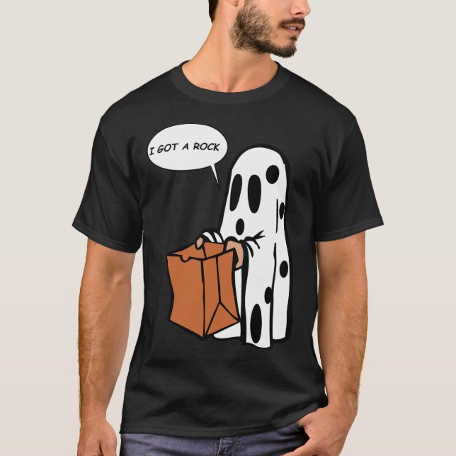 Halloween ich Got einen Rock Ghost-T - Shirt (Vorderseite)