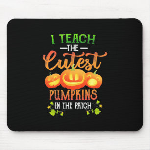 Halloween ich lehre die Niedlichsten Kürbis Mousepad