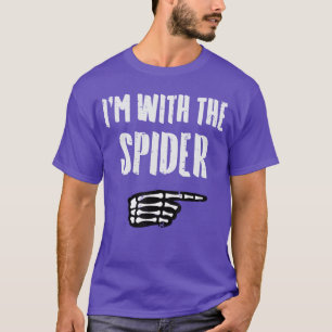 Halloween Ich mit Spinne Lustiges passendes Kostüm T-Shirt