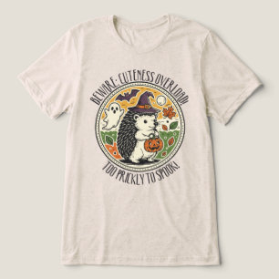 Halloween Igel Tri-Blend Shirt