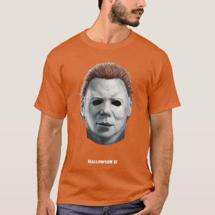 Halloween II Michael Myers Kostüm mit großem Gesic T-Shirt