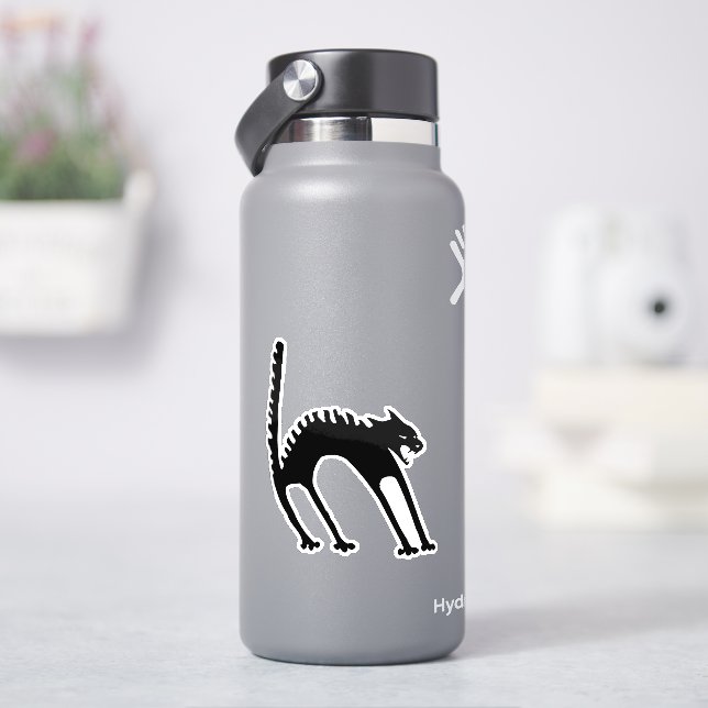 Halloween-Illustration Aufkleber (HydroFlask)