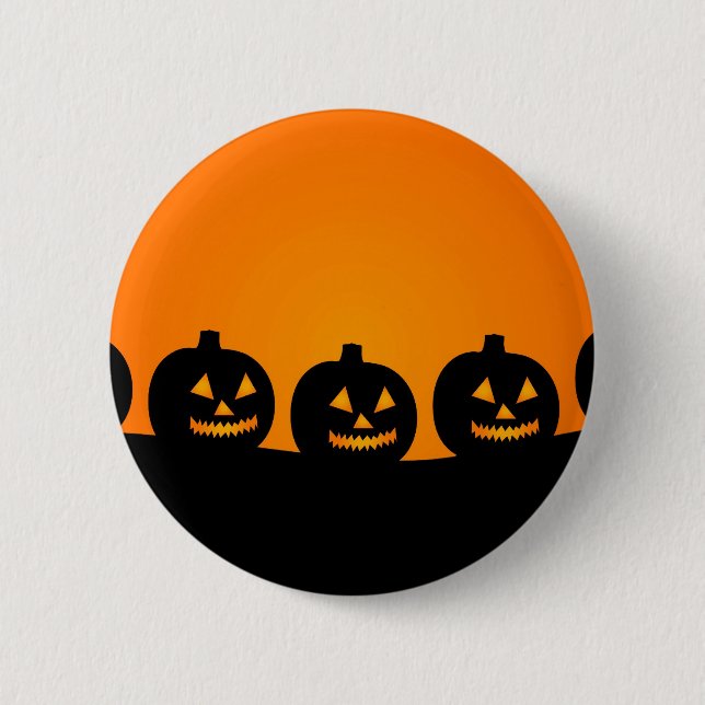 Halloween Illustration Button (Vorderseite)