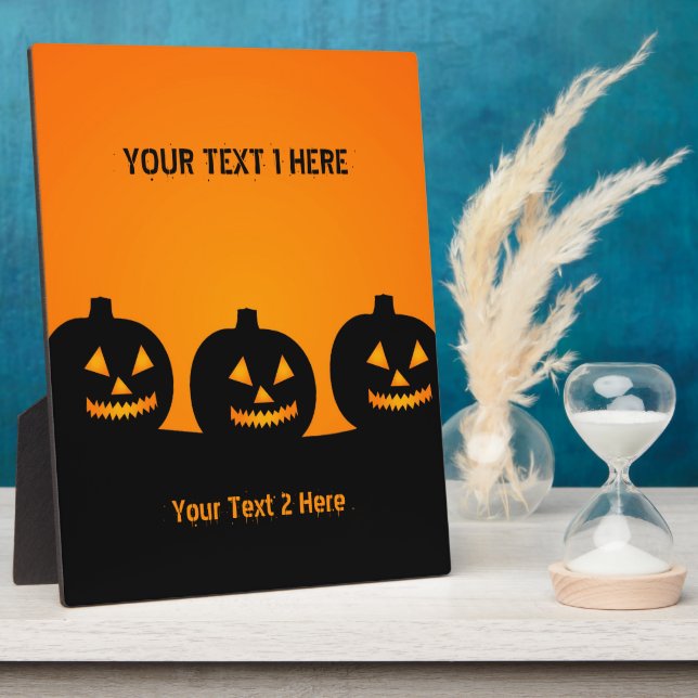 Halloween Illustration Fotoplatte (Seite)