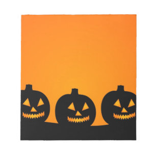 Halloween Illustration Notizblock