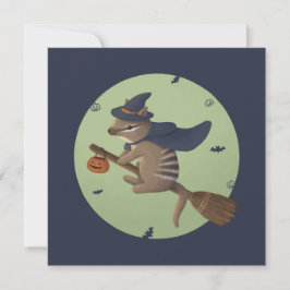 Halloween-Illustration: Zauberzahl Einladung