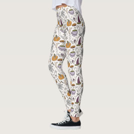 Halloween Illustrations Muster Leggings