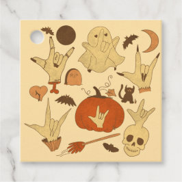 Halloween ILY - ASL Design Geschenkanhänger