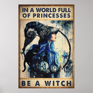 Halloween in einer Welt voller Prinzessinnen ist e Poster