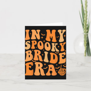 Halloween in meiner gespenstischen Braut-Ära Groov Karte