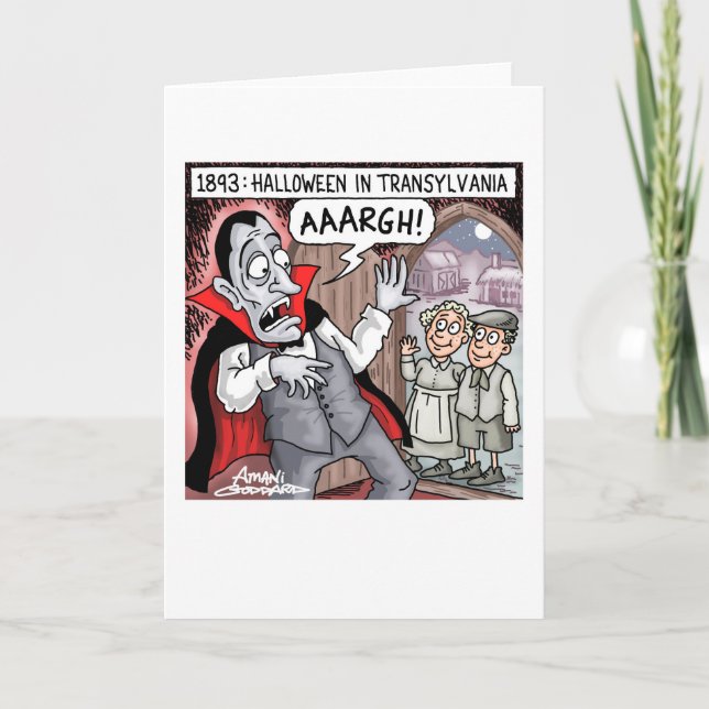 Halloween in Siebenbürgen Karte (Vorderseite)