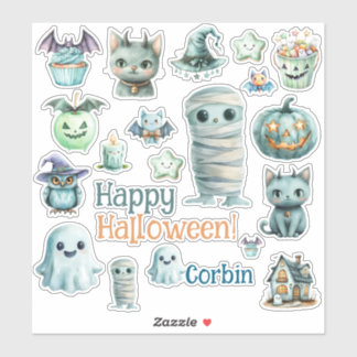 Halloween individuell anpassbarer Vinyl-Aufkleber Aufkleber