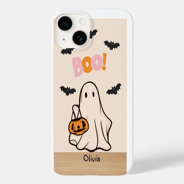 HALLOWEEN INDIVIDUELLE NAME Case-Mate iPhone 14 HÜLLE (Rückseite)