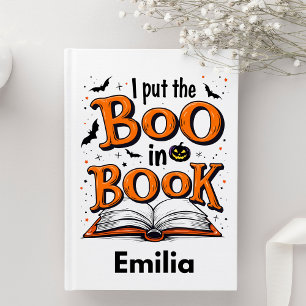 Halloween-Individuelle Name-Notebook für Schriftst Notizbuch